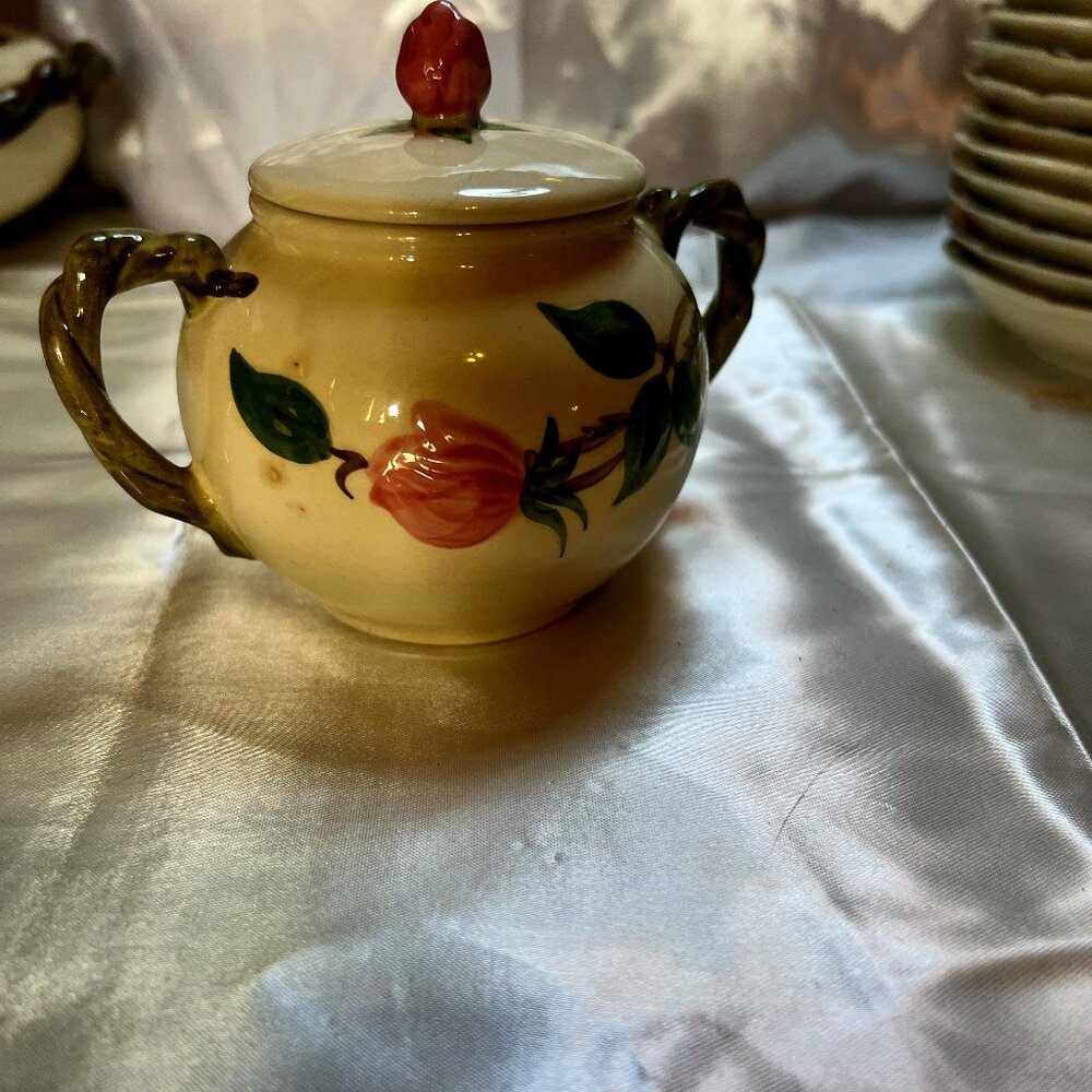 Vintage Franciscan Desert Rose Sugar Bowl